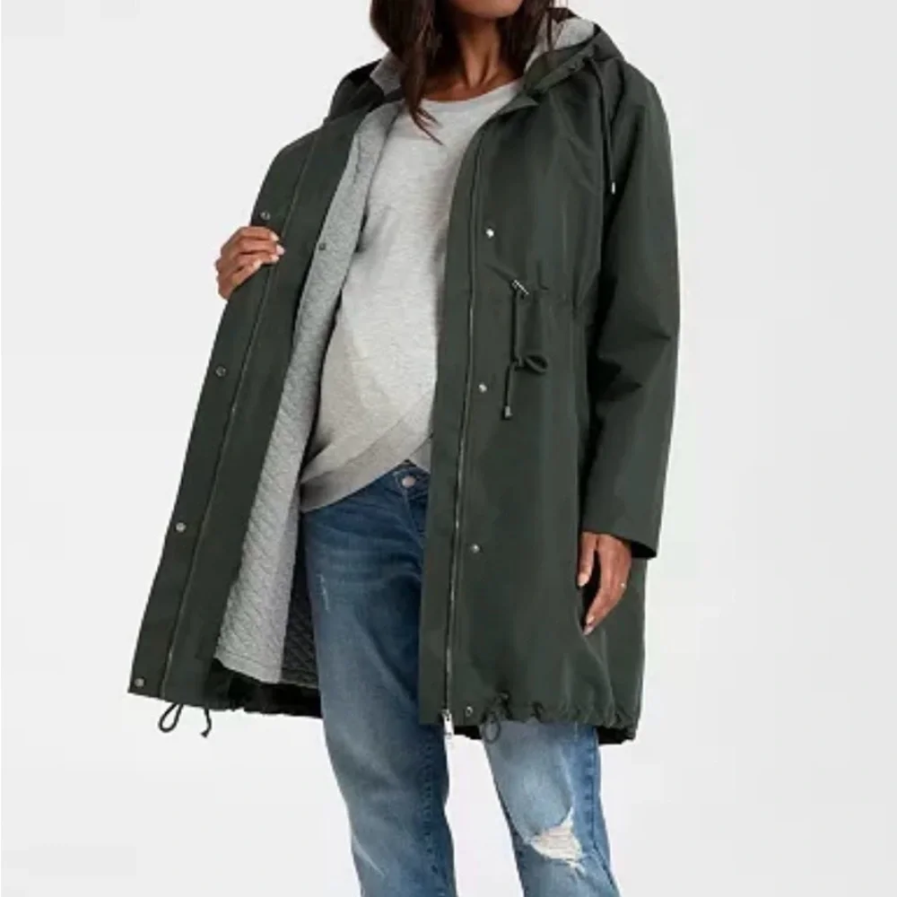 Seraphine 3-in-1 Maternity & Baby Wearing Coat Size 4 - Picture 3 of 7